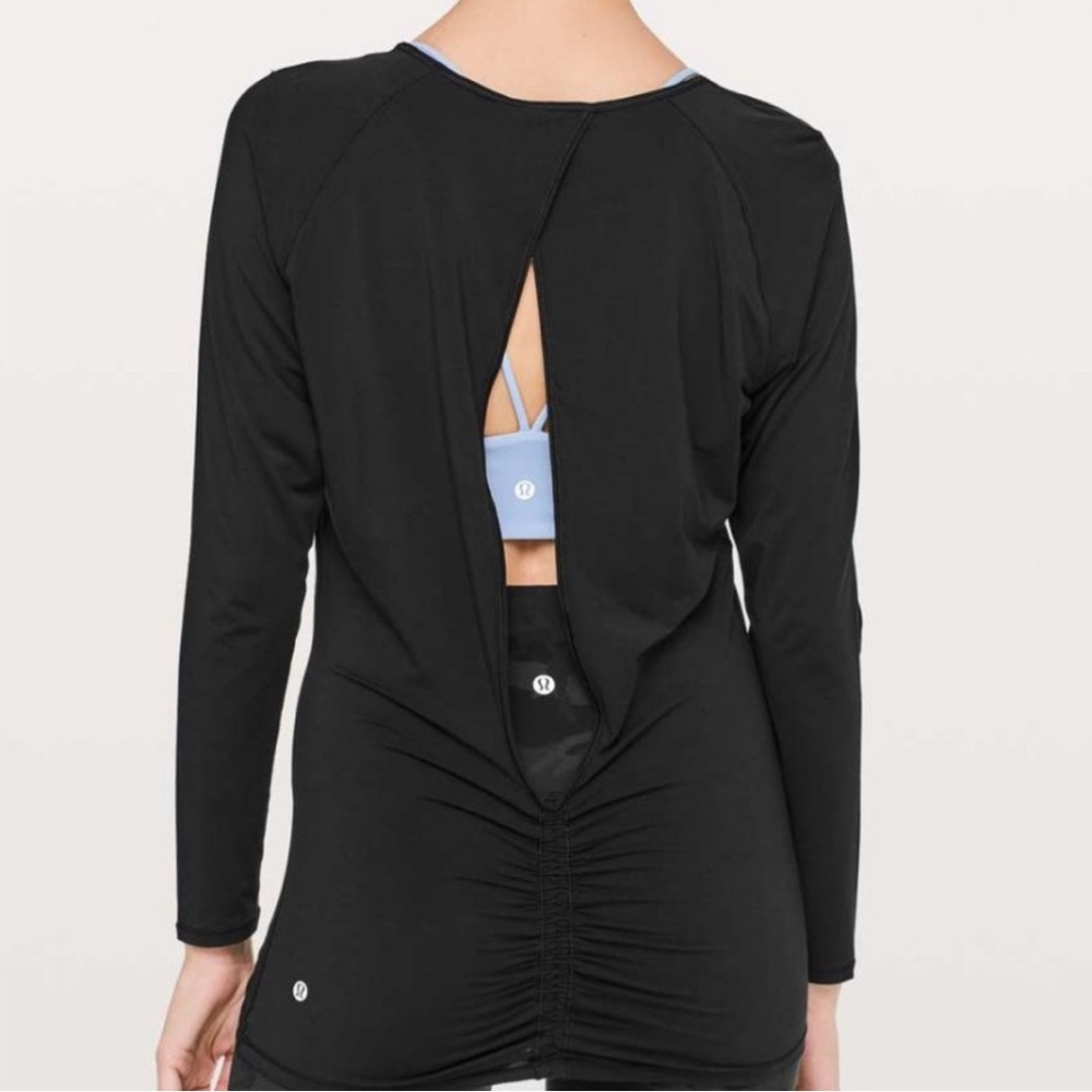 Lululemon Black Long Sleeve Top